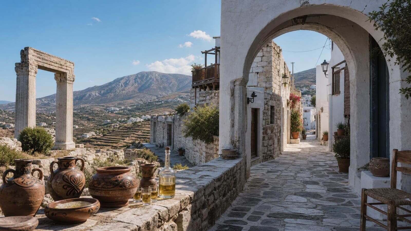 Private full day tour through inland Naxos villages